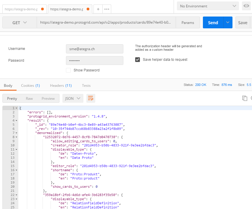 GET-Request mit Postman