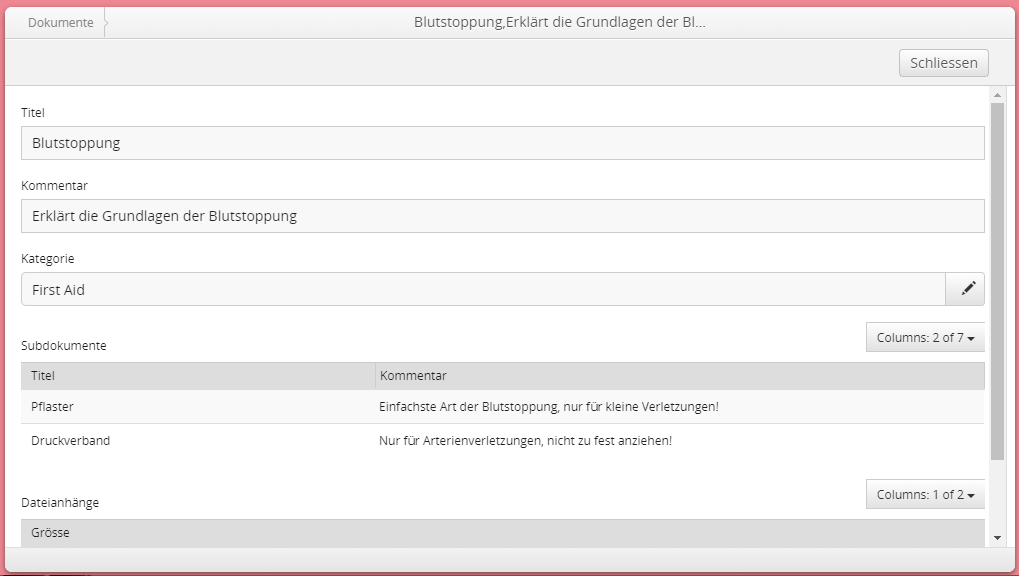 Card Vorschau